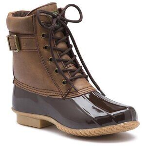 Bass Brown Harlequin Duck Boot